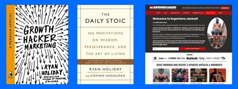 ryan holiday and superhero jacked