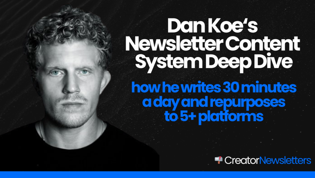 Dan Koe Newsletter Repurposing