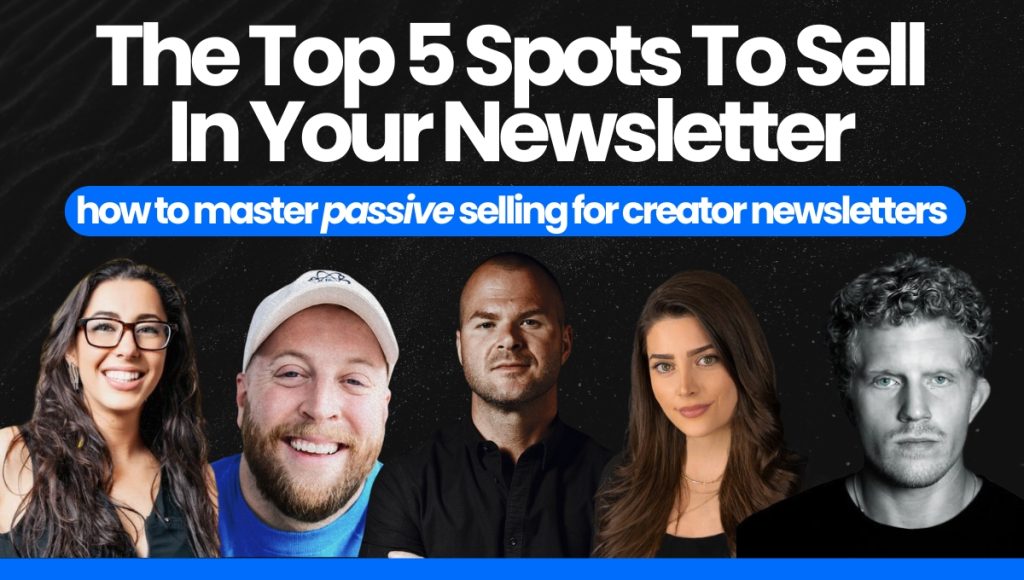 Where To Sell In Your Newsletter