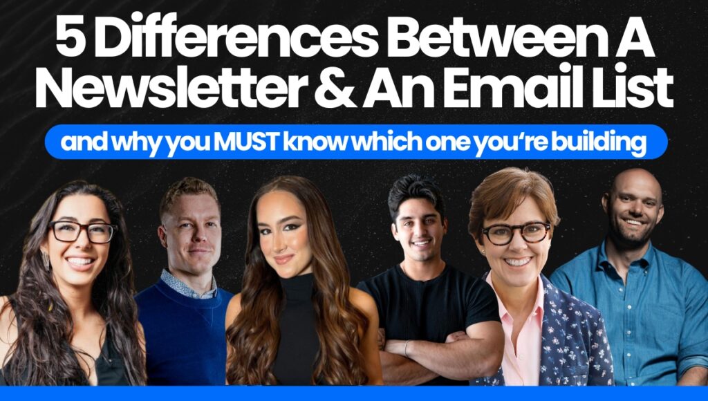 Newsletter VS. Email List